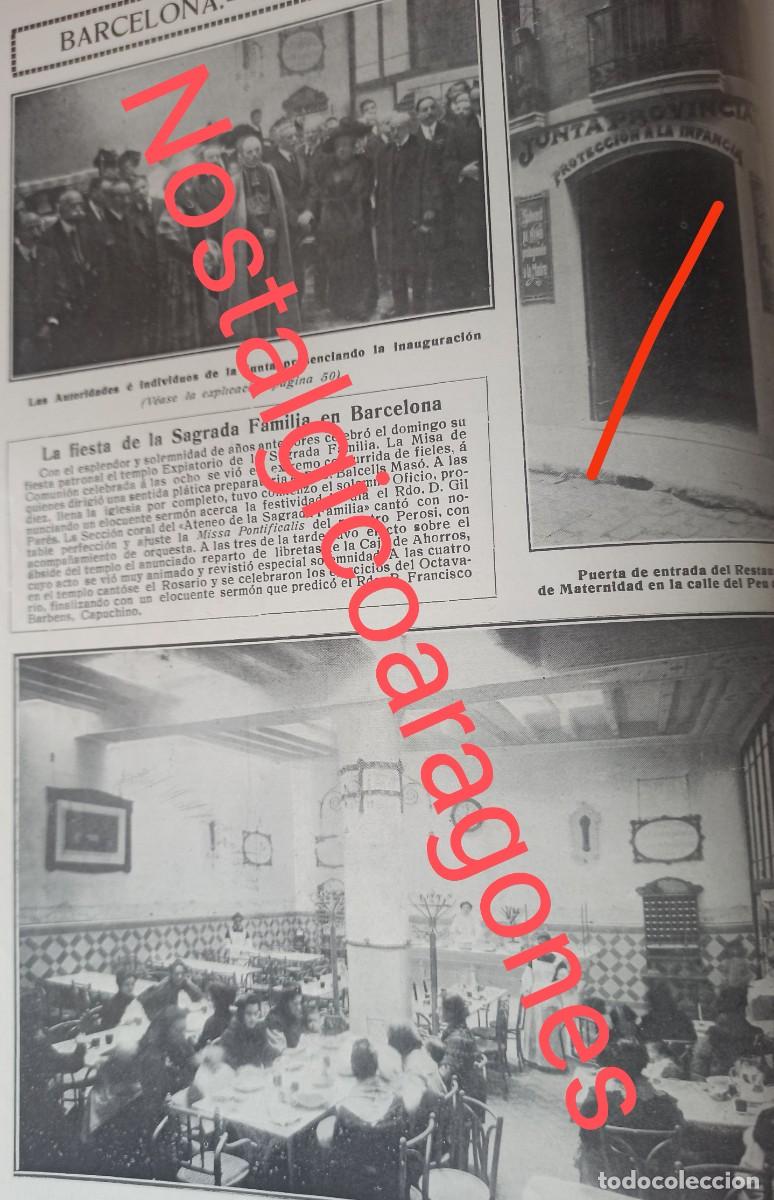 Colecionismo de Revistas e Jornais: Barcelona restaurant de maternidad calle Peu Creu foto revista principio siglo XX 191K