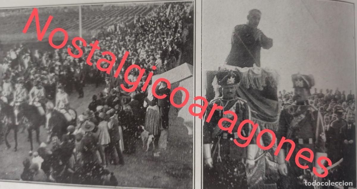Sammeln von Zeitschriften und Zeitungen: Cullera Valencia misa campa&ntilde;a castillo general Echag&uuml;e foto revista principio siglo XX 191K