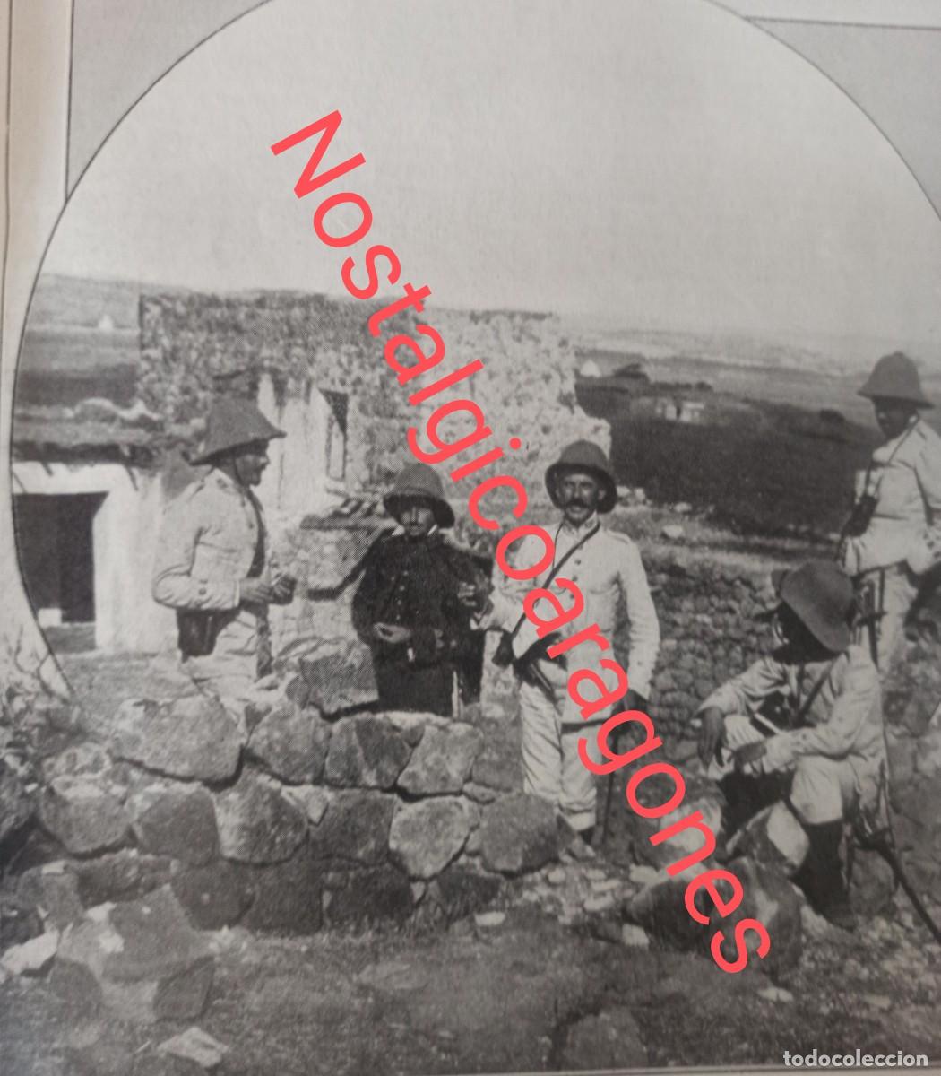 Colecionismo de Revistas e Jornais: Guerra Marruecos oficiales meseta Tarsulf foto revista principio siglo XX 191K