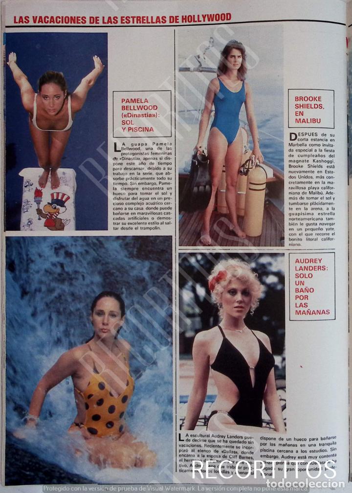Collection Magazines and Newspapers: pamela bellwood dinasty dinastia BROOKE SHIELDS AUDREY LANDERS