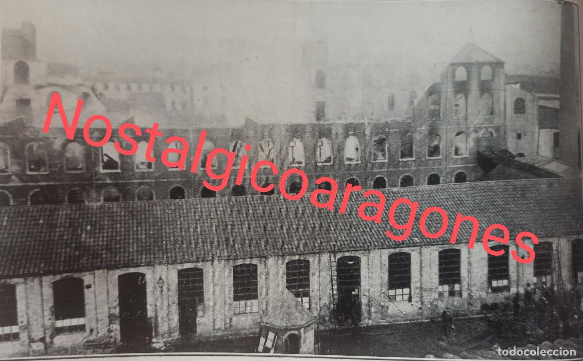 Sammeln von Zeitschriften und Zeitungen: Sabadell incendio f&aacute;brica tejidos Enrique Turull foto revista principio siglo XX 191K