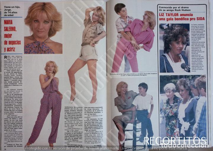 Coleccionismo de Revistas y Peri&oacute;dicos: MARIA SALERNO ELIZABETH TAYLOR LIZ