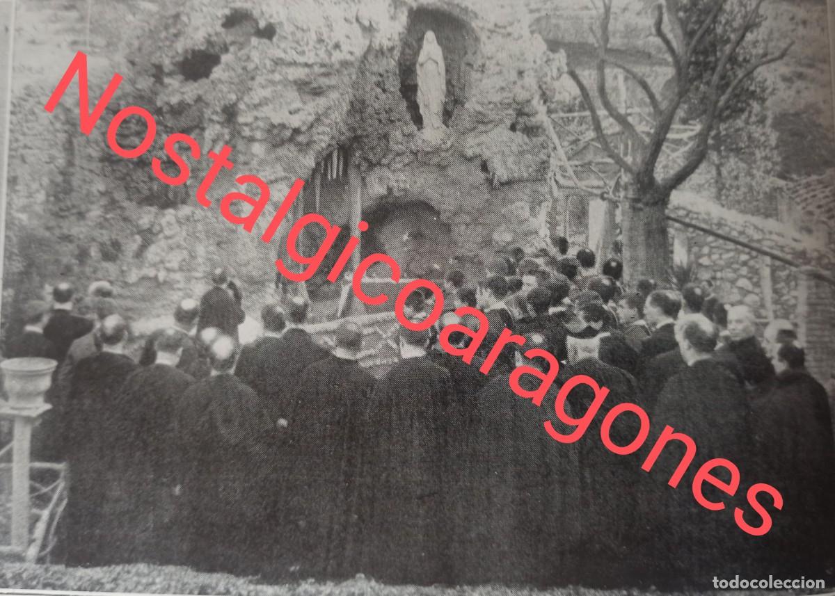 Collectionnisme de Revues et Journaux: Tortosa reci&eacute;n inauguraci&oacute;n gruta Lourdes foto revista principio siglo XX 191K