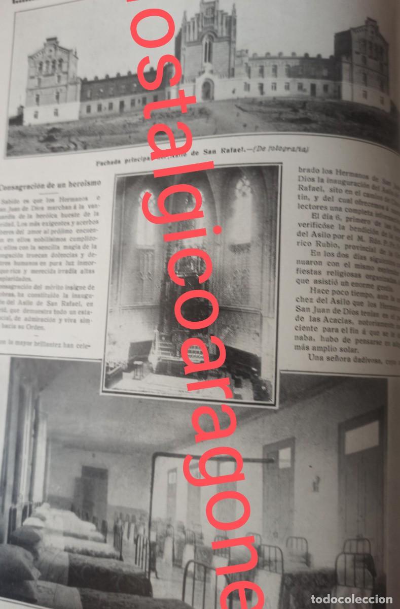 Coleccionismo de revistas y peri&oacute;dicos: Madrid inauguraci&oacute;n As&iacute;lo San Rafael reportaje foto revista prin siglo XX 191K
