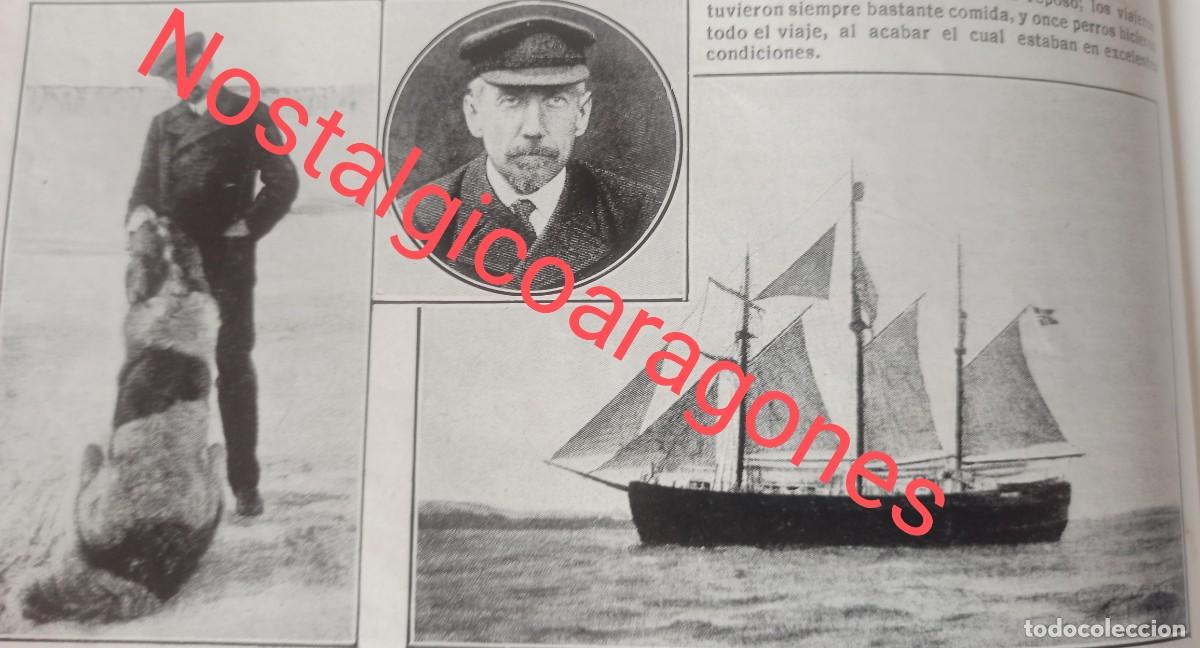 Collezionismo di Riviste e Giornali: Descubrimiento Polo Sur Amundsen explorador foto revista prin siglo XX 191K