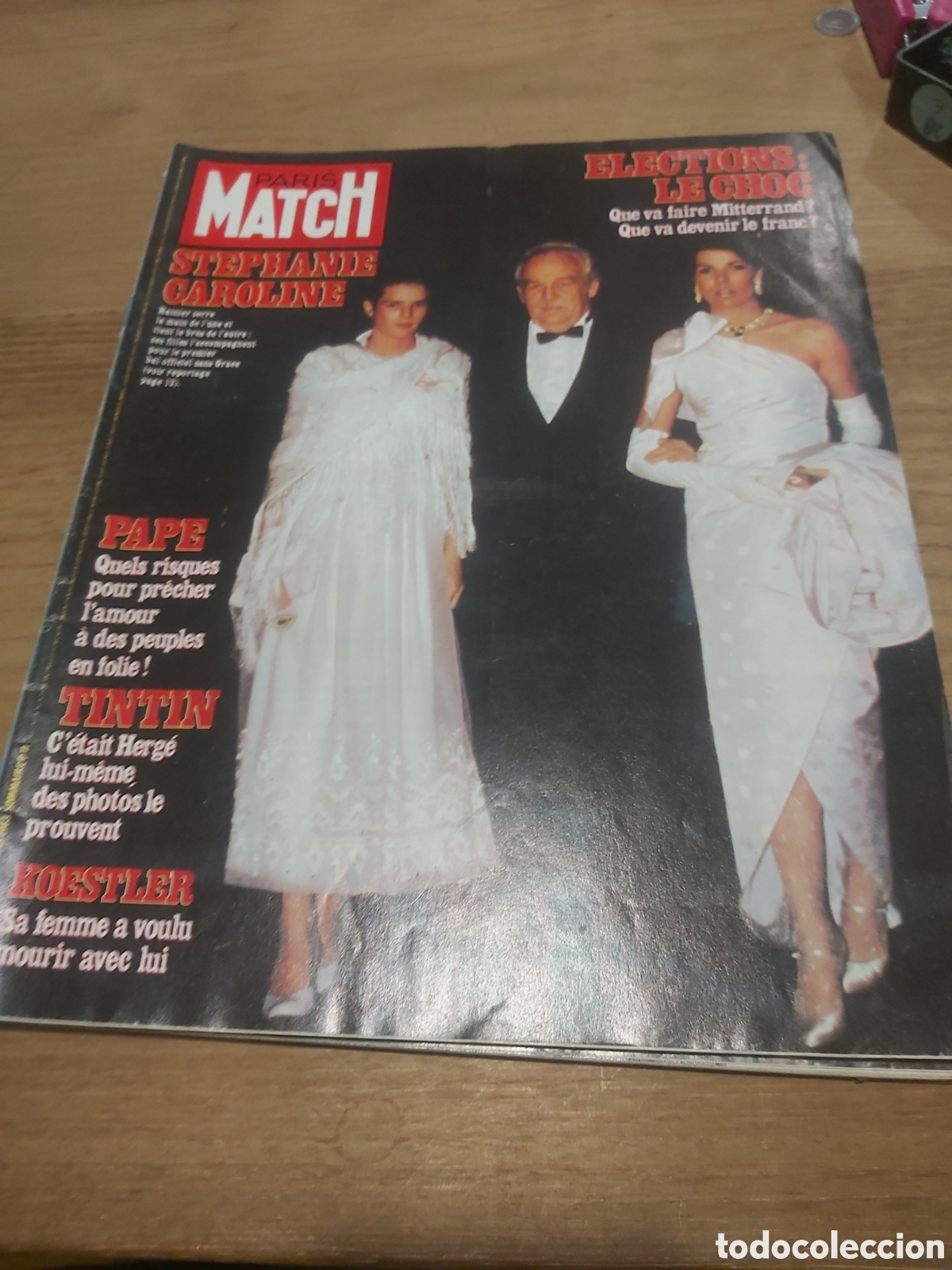 Coleccionismo de revistas y peri&oacute;dicos: Paris match Stefania M&oacute;naco ) tint&iacute;n Ver sumario