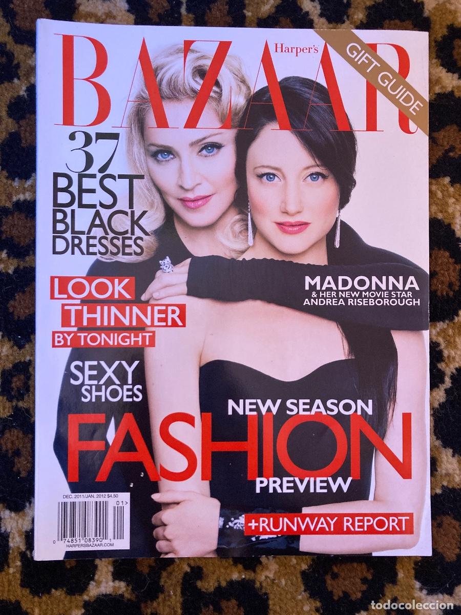 Coleccionismo de Revistas y Peri&oacute;dicos: Madonna Revista Harper's Harpers Bazaar (USA) Diciembre 2011