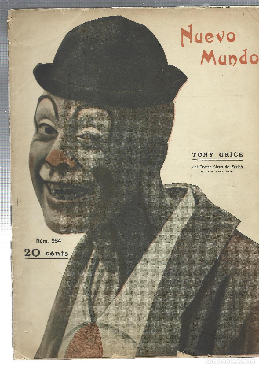 Collezionismo di Riviste e Giornali: NUEVO MUNDO-NUMERO 954-18 DE ABRIL DE 1912