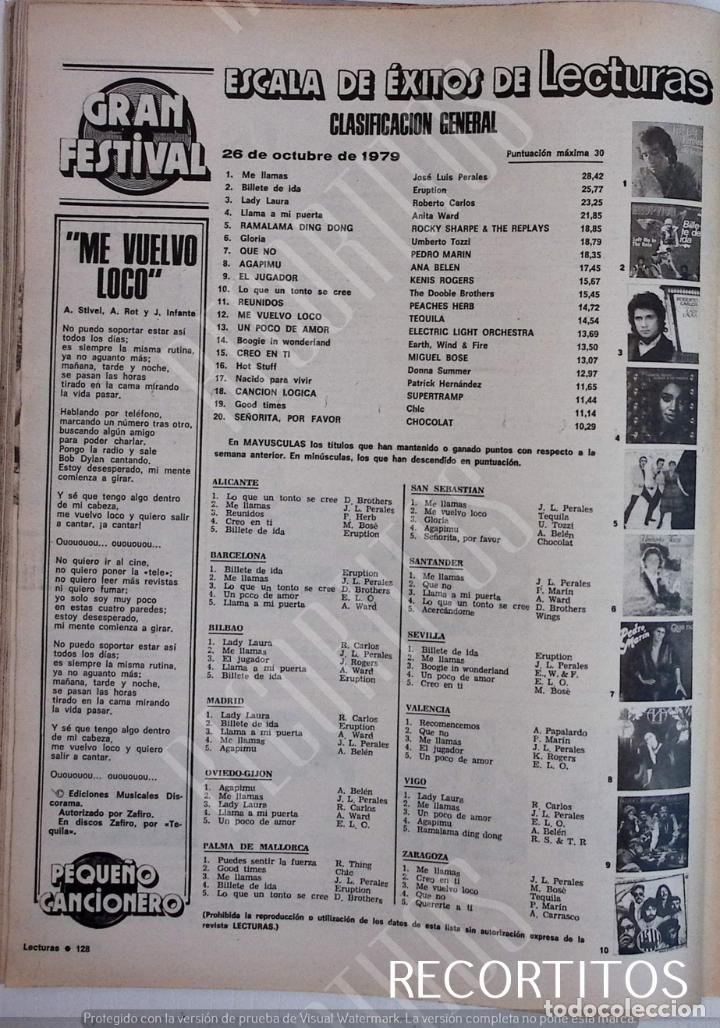 Coleccionismo de Revistas y Peri&oacute;dicos: ESCALA DE EXITOS PERALES ROBERTO CARLOS ANA BELEN