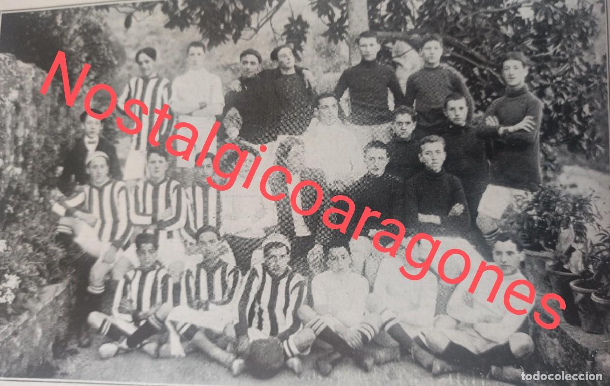Coleccionismo de revistas y peri&oacute;dicos: Club Sportivo Girona y club f&uacute;tbol Collell foto revista princ siglo XX 191K