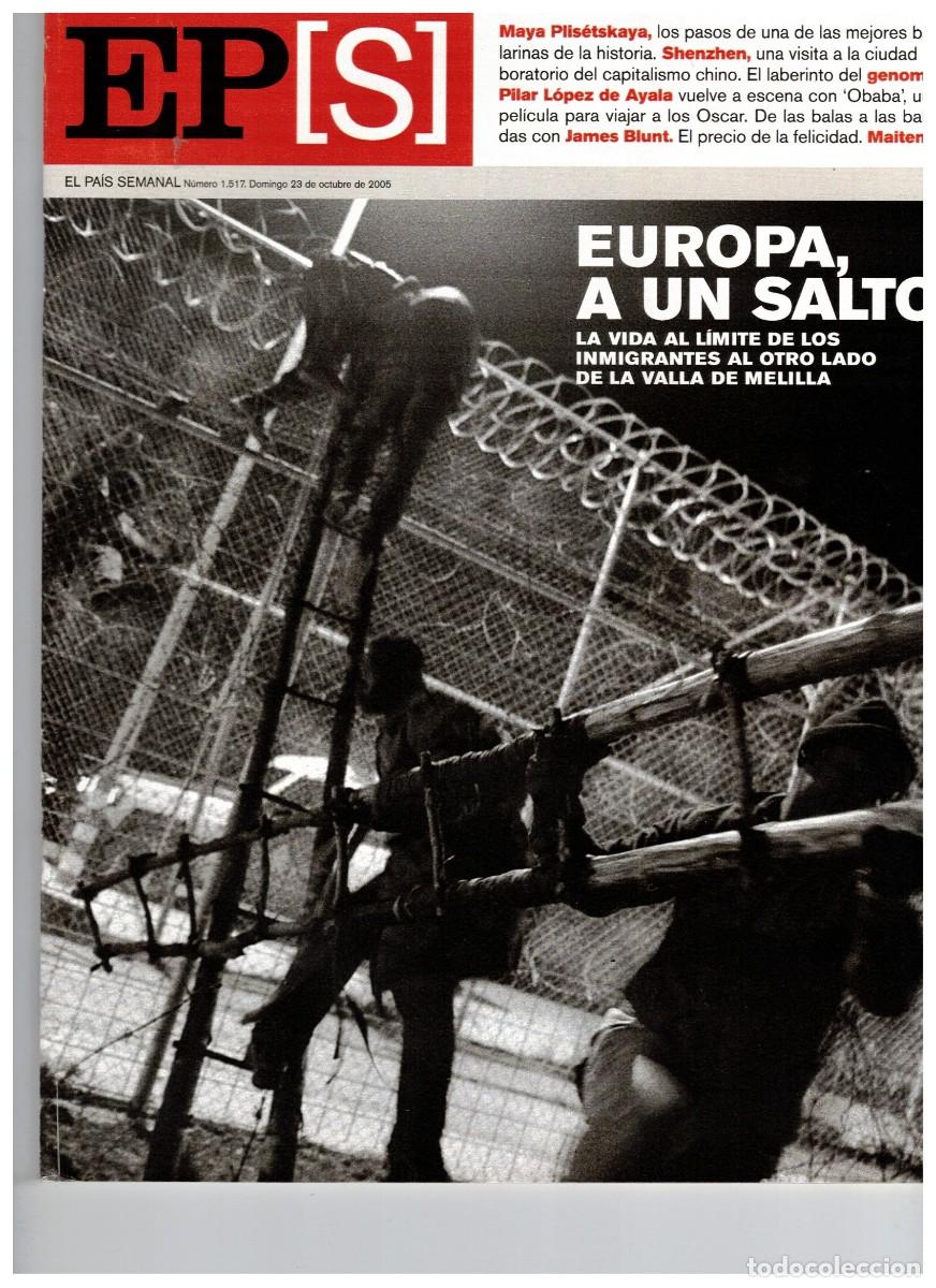 Colecionismo de Revistas e Jornais: EPS 2005 EUROPA A UN SALTO. MAYA PLIS&Eacute;TSKAYA. SHENZHEN. PILAR L&Oacute;PEZ DE AYALA. JAMES BLUNT. JORDI SOC