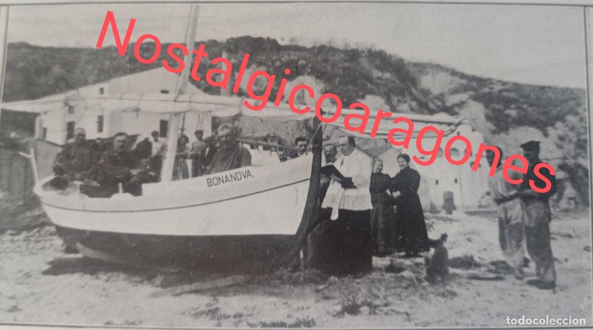 Collectionnisme de Revues et Journaux: Arenys de Mar donacion la&uacute;d viuda pescador foto revista princ siglo XX 191K