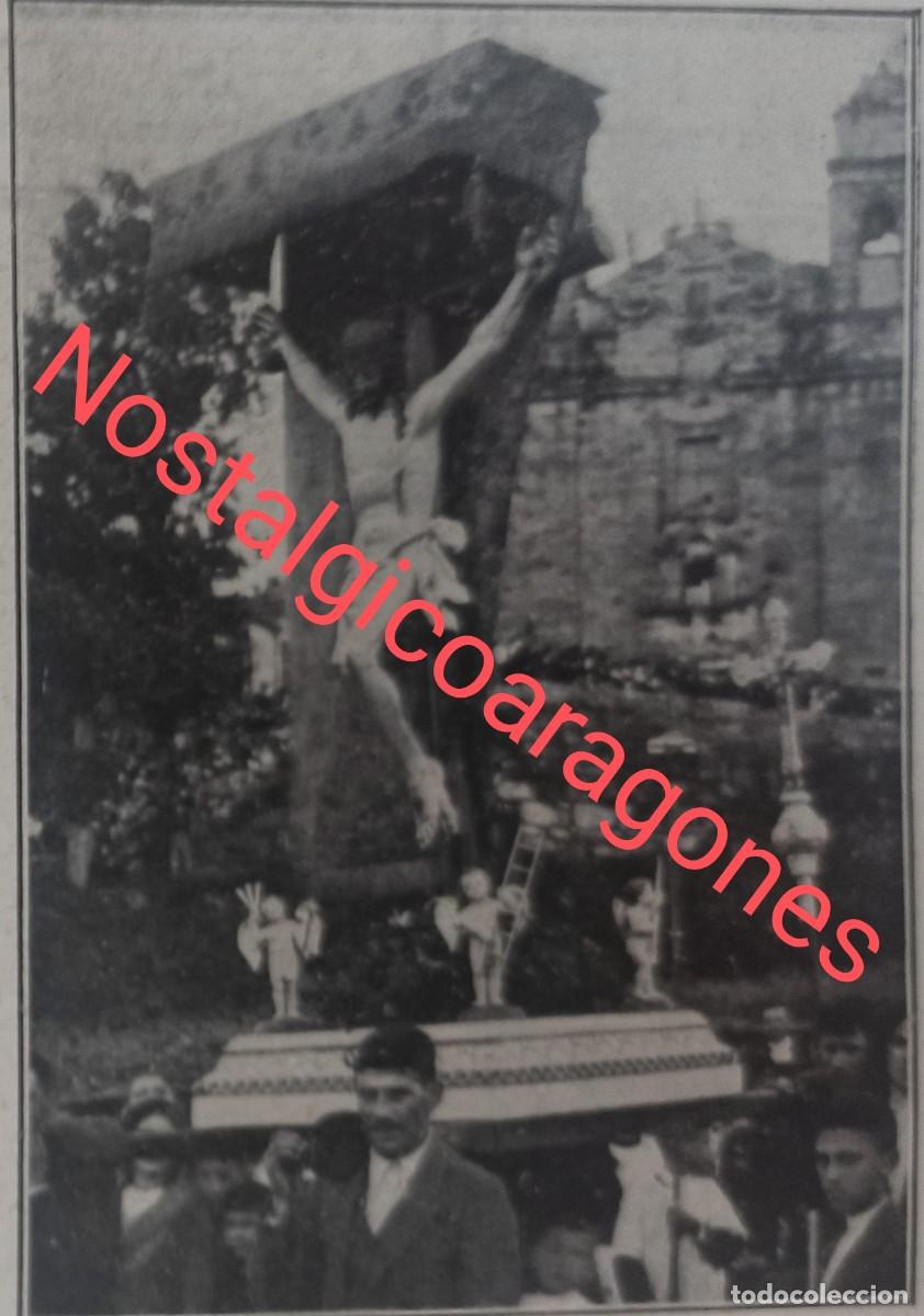 Collectionnisme de Revues et Journaux: L&eacute;rez Pontevedra procesi&oacute;n Cristo foto revista princ siglo XX 191K