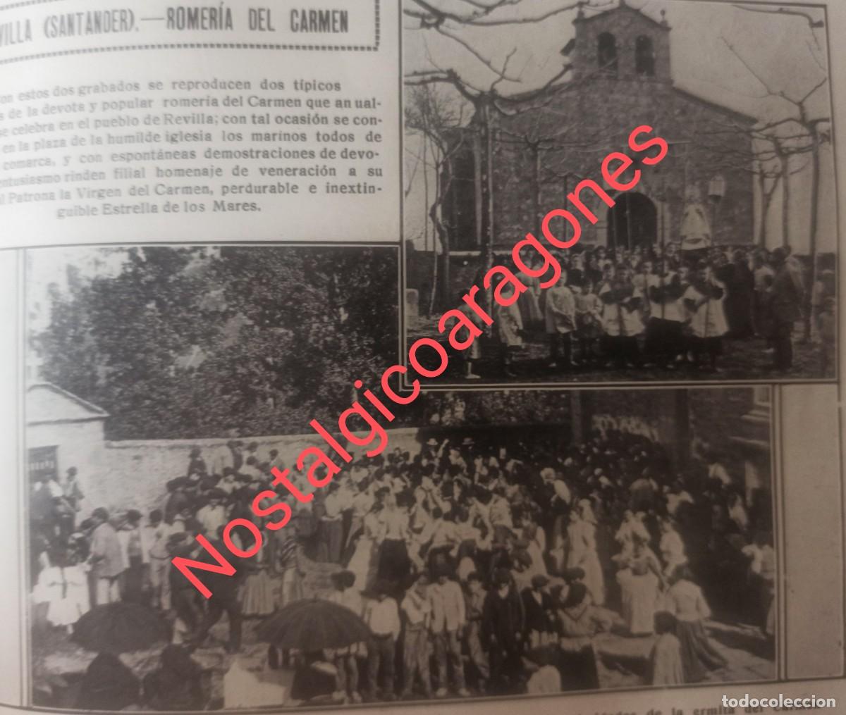Colecionismo de Revistas e Jornais: Revilla Santander Romer&iacute;a del Carmen foto revista princ siglo XX 191K