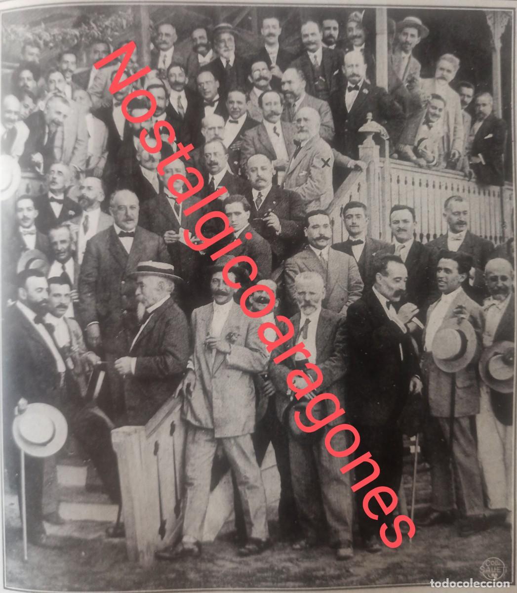 Collezionismo di Riviste e Giornali: Valencia banquete Honor pintor Pinazo foto revista princ siglo XX 191K