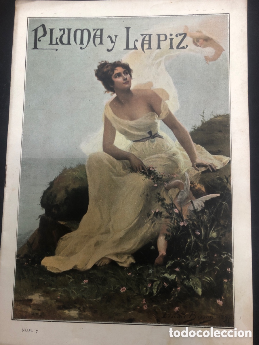 Collezionismo di Riviste e Giornali: REVISTA MODERNISTA PLUMA Y LAPIZ N&ordm; 7 CARTEL ST NICHOLAS FOR YOUNG FOLKS