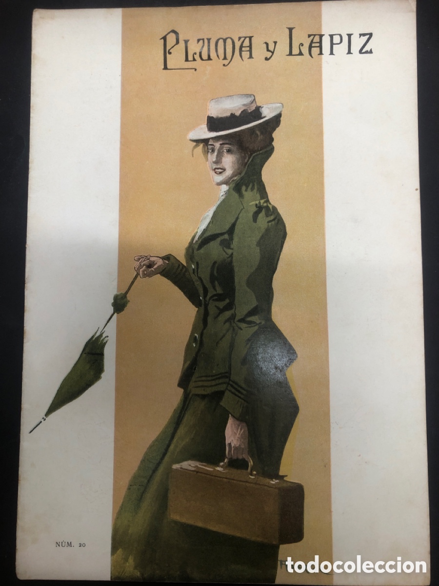 Collezionismo di Riviste e Giornali: REVISTA MODERNISTA PLUMA Y LAPIZ N&ordm; 20 CARTEL MODERNISTA
