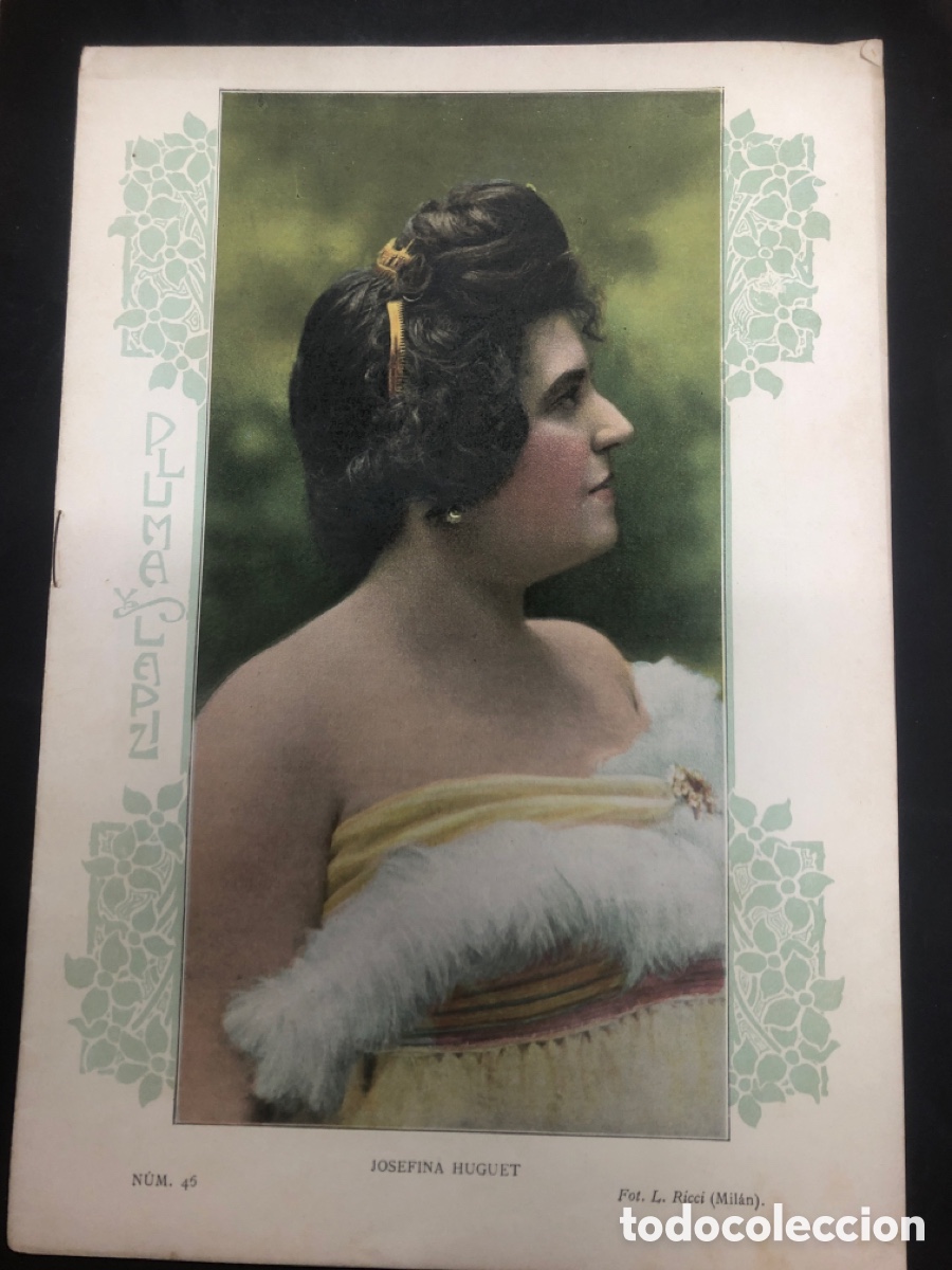 Collezionismo di Riviste e Giornali: REVISTA MODERNISTA PLUMA Y LAPIZ N&ordm; 45 CARTEL HARPER'S