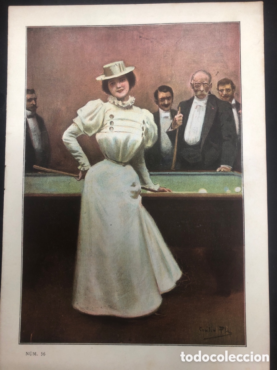 Collezionismo di Riviste e Giornali: REVISTA MODERNISTA PLUMA Y LAPIZ N&ordm; 56 CARTEL L'ILLUSTRAZIONE ITALIANA