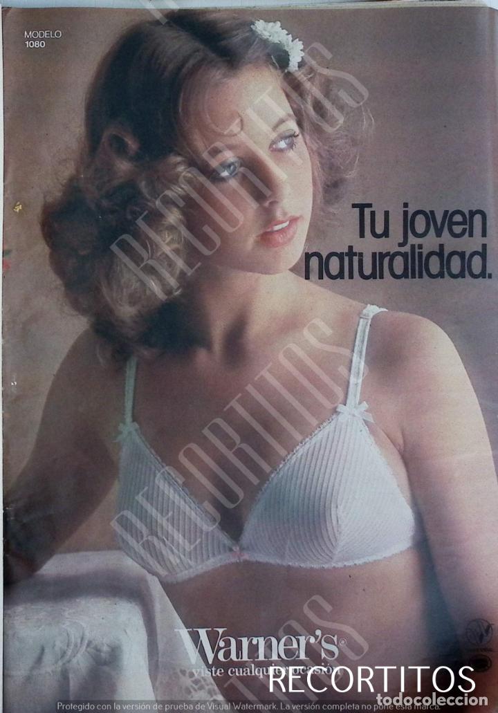 Collectionnisme de Revues et Journaux: WARNERS LENCERIA ANUNCIO PUBLICIDAD