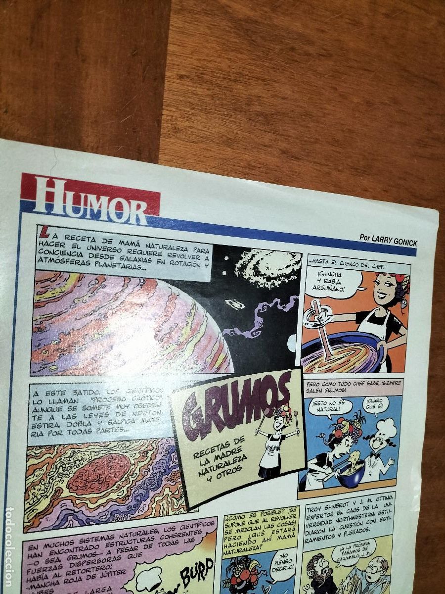 Collection Magazines and Newspapers: HUMOR. LARRY GONICK. HUMOR. P&Aacute;GINA EXTRAIDA DE REVISTA. GRAPA. BUEN ESTADO