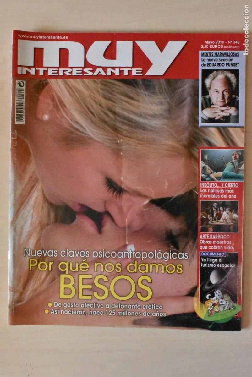 Coleccionismo de Revistas y Peri&oacute;dicos: Revista Muy Interesante. N.&ordm; 348. Porqu&eacute; nos damos besos