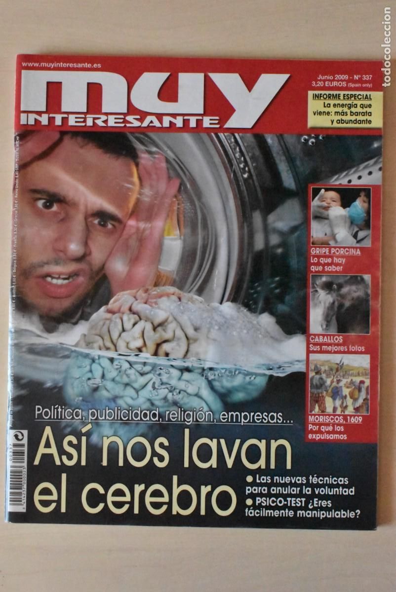 Coleccionismo de Revistas y Peri&oacute;dicos: Revista Muy Interesante. N.&ordm; 347. As&iacute; nos lavan el cerebro