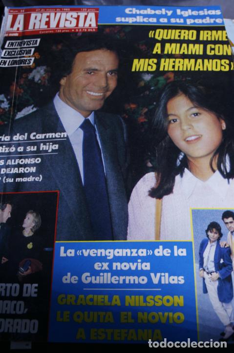 Coleccionismo de Revistas y Peri&oacute;dicos: LA REVISTA JULIO IGLESIAS RECORTES CLIPPINGS 1985