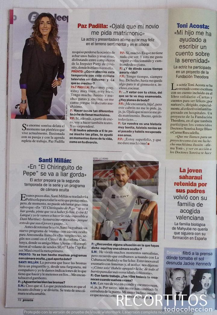 Coleccionismo de Revistas y Peri&oacute;dicos: PAZ PADILLA SANTI MILLAN ARISTOTELES ONASSIS JACKIE JACQUELINE KENNEDY