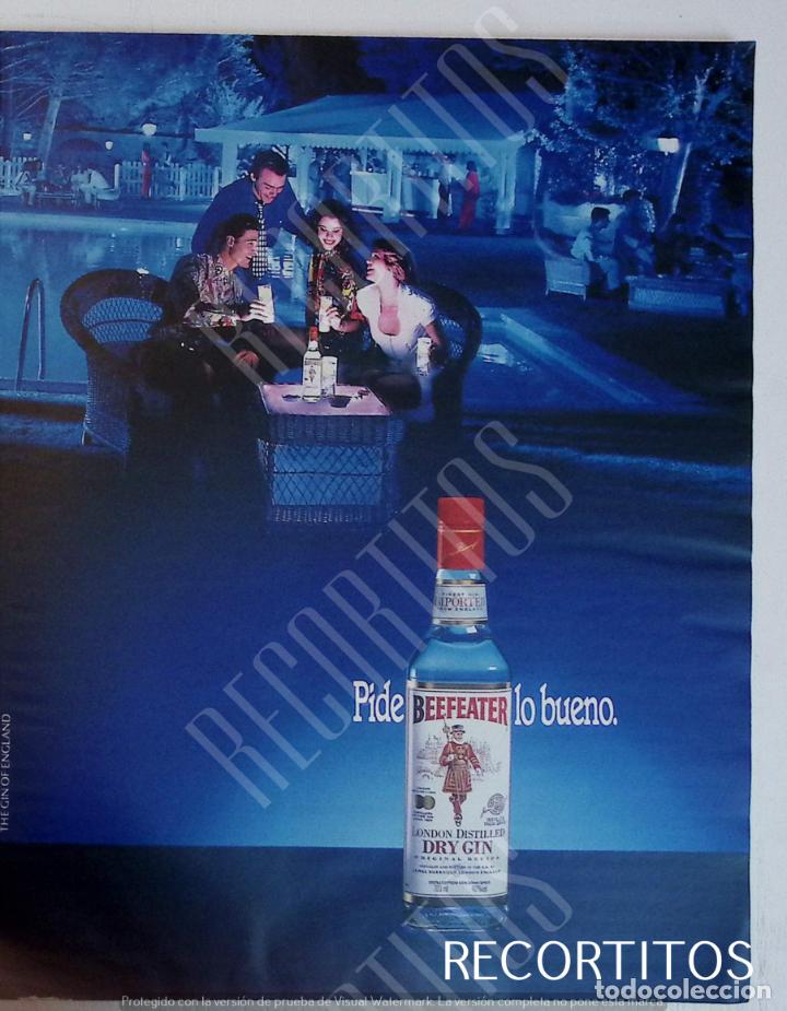 Coleccionismo de revistas y peri&oacute;dicos: BEEFEATER GIN GINEBRA ANUNCIO PUBLICIDAD