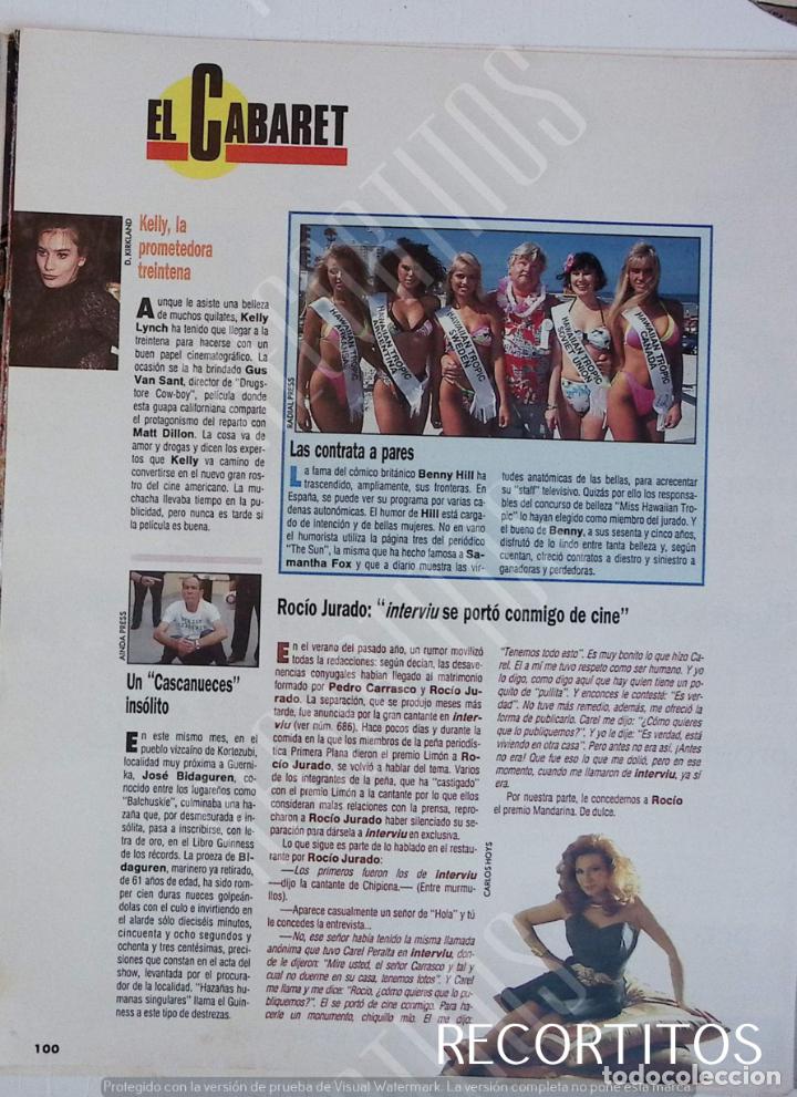 Coleccionismo de Revistas y Peri&oacute;dicos: MISSES BENNY HILL MISS ROCIO JURADO KELLY LYNCH