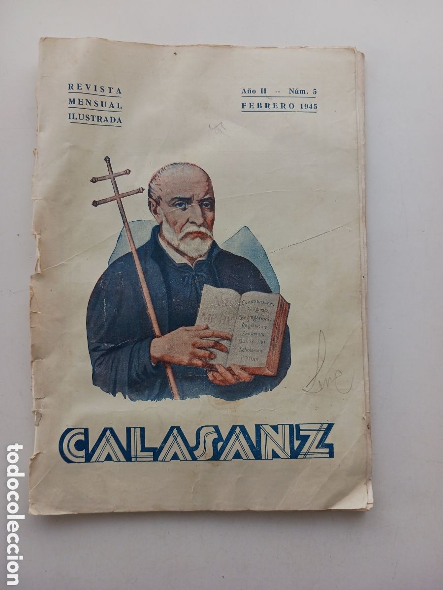Sammeln von Zeitschriften und Zeitungen: Calasanz revista mensual ilustrada febrero 1945