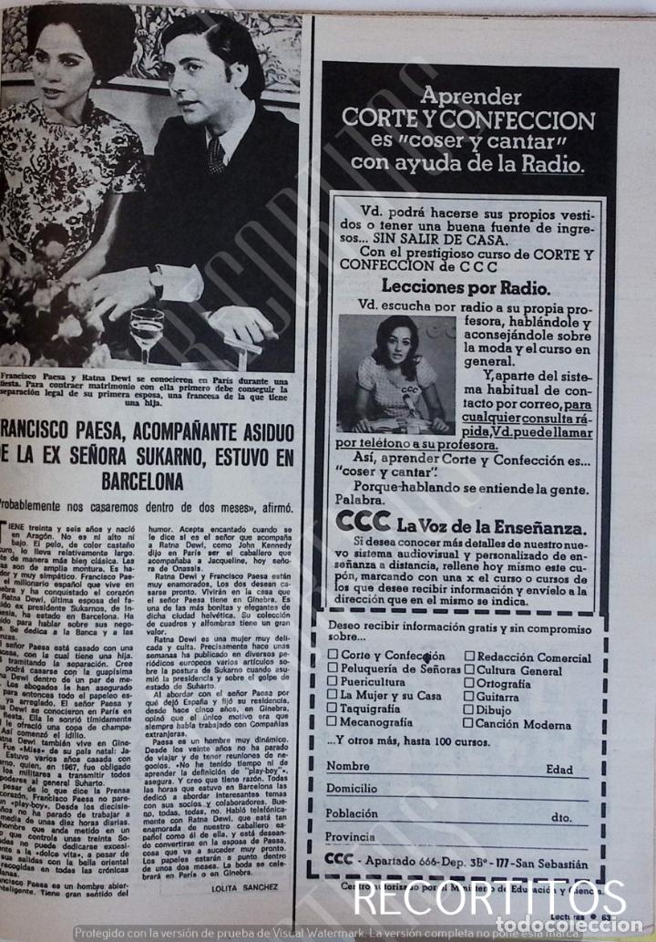 Sammeln von Zeitschriften und Zeitungen: DEWI SUKARNO PAESA FRANCISCO