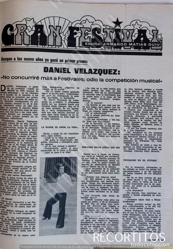 Coleccionismo de Revistas y Peri&oacute;dicos: DANIEL VELAZQUEZ