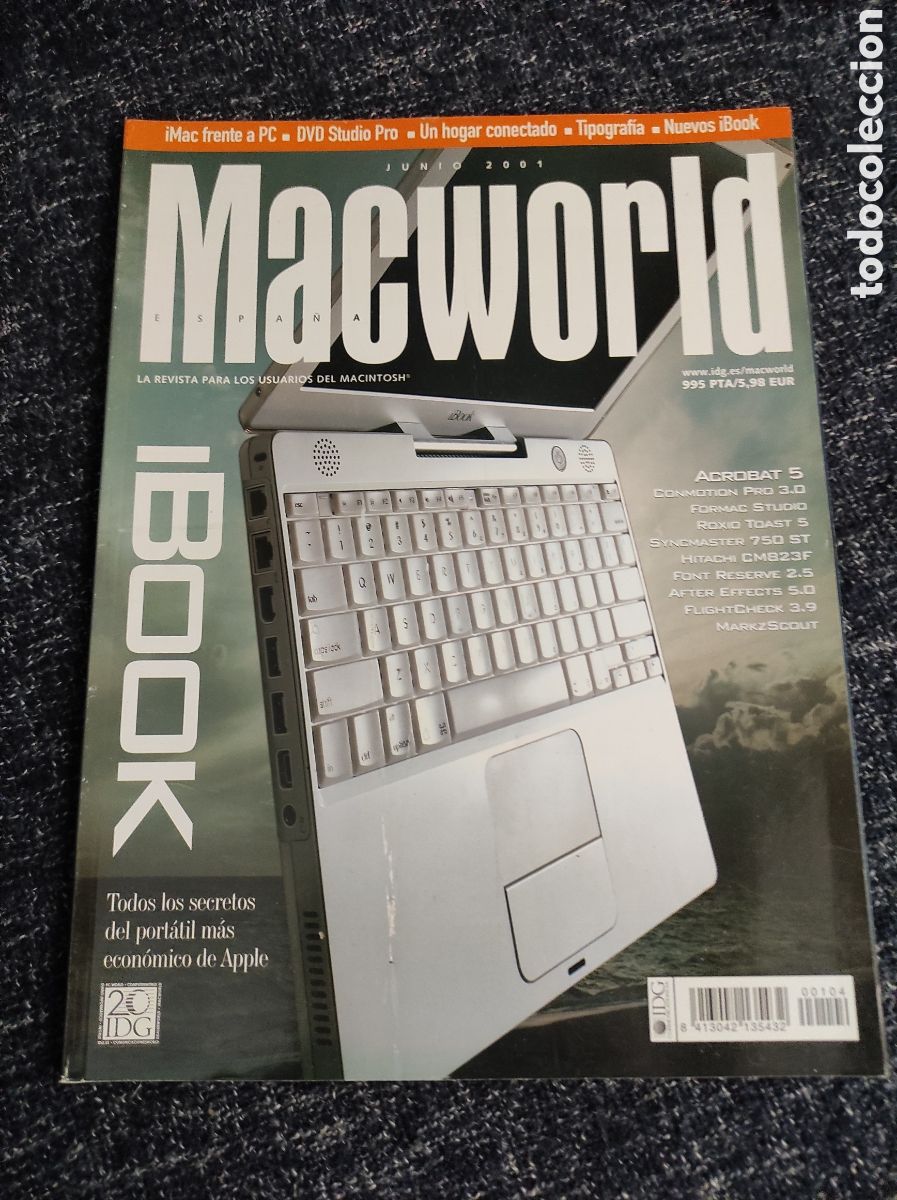 Collection Magazines and Newspapers: MACWORLD N&ordm; 104 JUNIO 2001 (MAC WORLD) TODOS LOS SECRETOS DEL PORTATIL MAS ECONOMICO DE APPLE