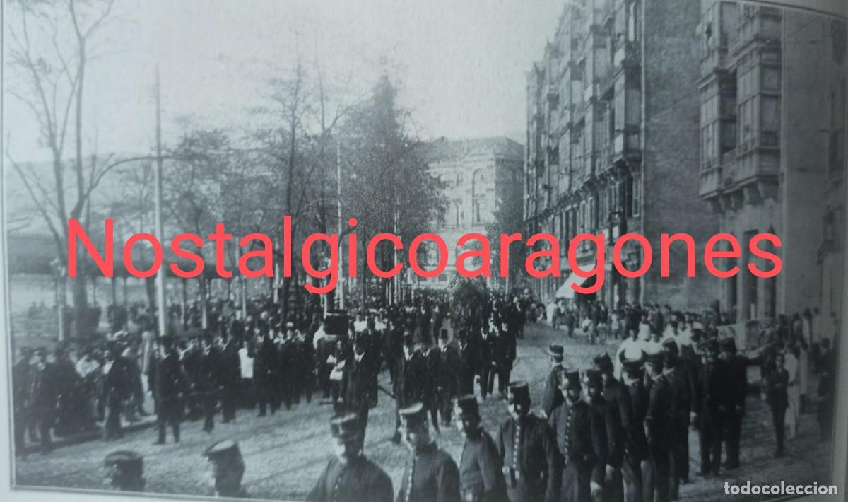 Collectionnisme de Revues et Journaux: Bilbao entierro Pablo Alzola cortejo por la Sendeja foto revista princ siglo XX 191K