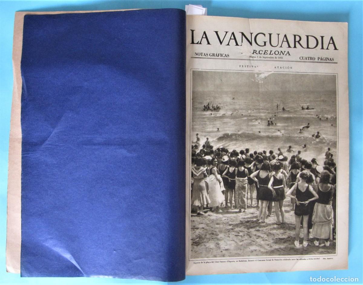 Coleccionismo de Revistas y Peri&oacute;dicos: LA VANGUARDIA. NOTAS GR&Aacute;FICAS. SEPTIEMBRE, OCTUBRE, NOVIEMBRE, DICIEMBRE. 1931.