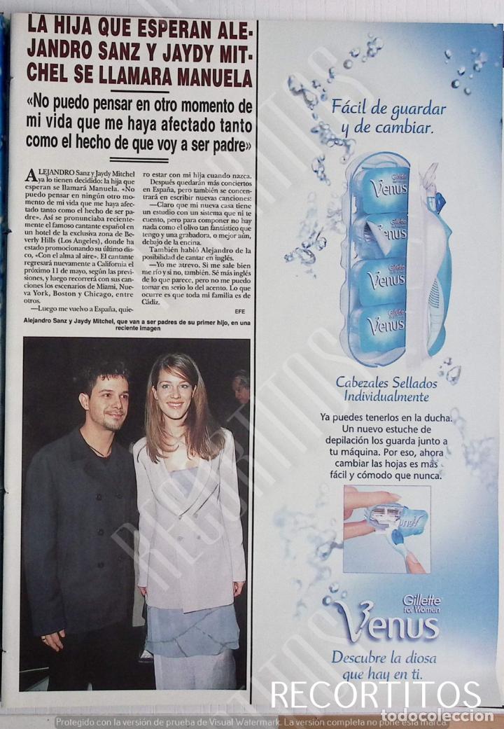 Coleccionismo de Revistas y Peri&oacute;dicos: ALEJANDRO SANZ JAYDI MITCHEL