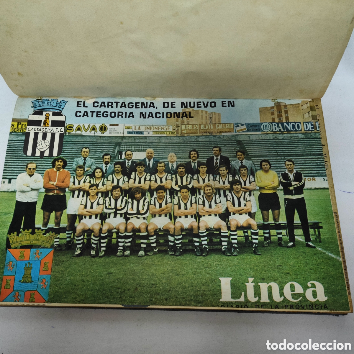 Collezionismo di Riviste e Giornali: RECOPILACION DEL CARTAGENA CF.ASCENSO A TERCERA DIVISION.TEMPORADA 1966-67.DIARIO LINEA.TOMO II
