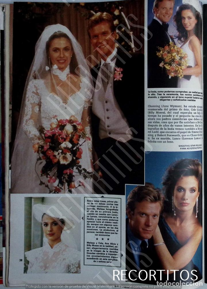 Sammeln von Zeitschriften und Zeitungen: FALCON CREST LORENZO LAMAS MELISSA ANA ALICIA BILLY MOSES