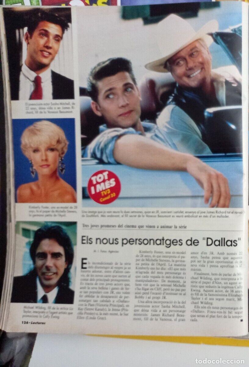 Coleccionismo de Revistas y Peri&oacute;dicos: dallas 1991 jr larry hagman james richard elizabeth taylor