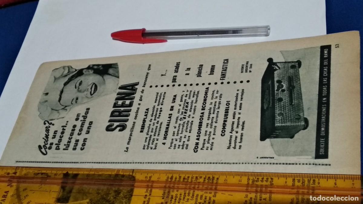 Collectionnisme de Revues et Journaux: ANUNCIO PUBLICIDAD REVISTA 1951 ( SIRENA - COCINAS + QUAKER OATS COMPLEMENTO ALIMENTO )