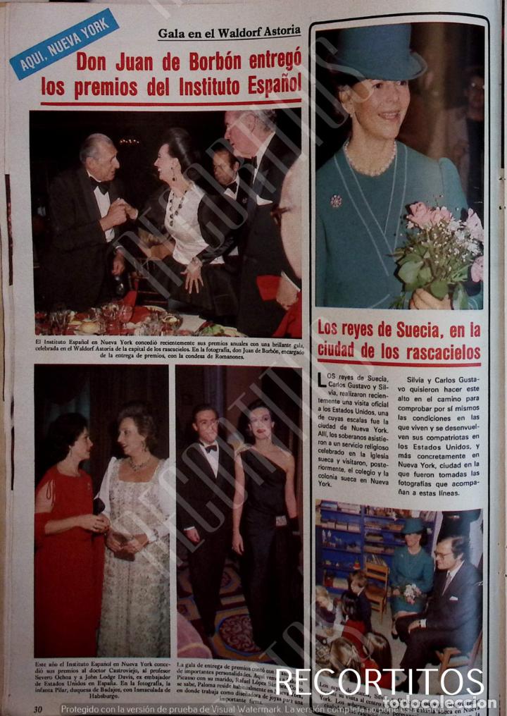 Collection Magazines and Newspapers: SYLVIA SILVIA SOMMERLATH DE SUECIA PALOMA PICASSO