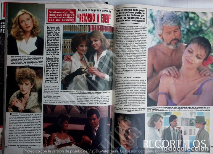 Sammeln von Zeitschriften und Zeitungen: WENDY HUGHES REBECCA GILLING JAMES SMILIE PETA TOPPANO RETORNO A EDEN