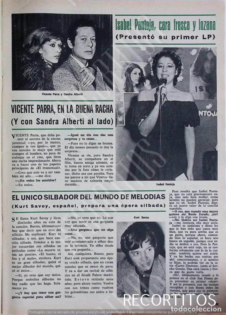 Coleccionismo de Revistas y Peri&oacute;dicos: ISABEL PANTOJA VICENTE PARRA