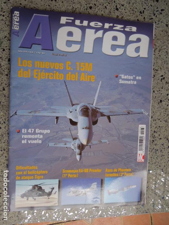 Coleccionismo de Revistas y Peri&oacute;dicos: FUERZA AEREA REVISTA VOL 7 N&ordm; 63- LOS NUEVOS C.15M DEL EJERCITO DEL AIRE