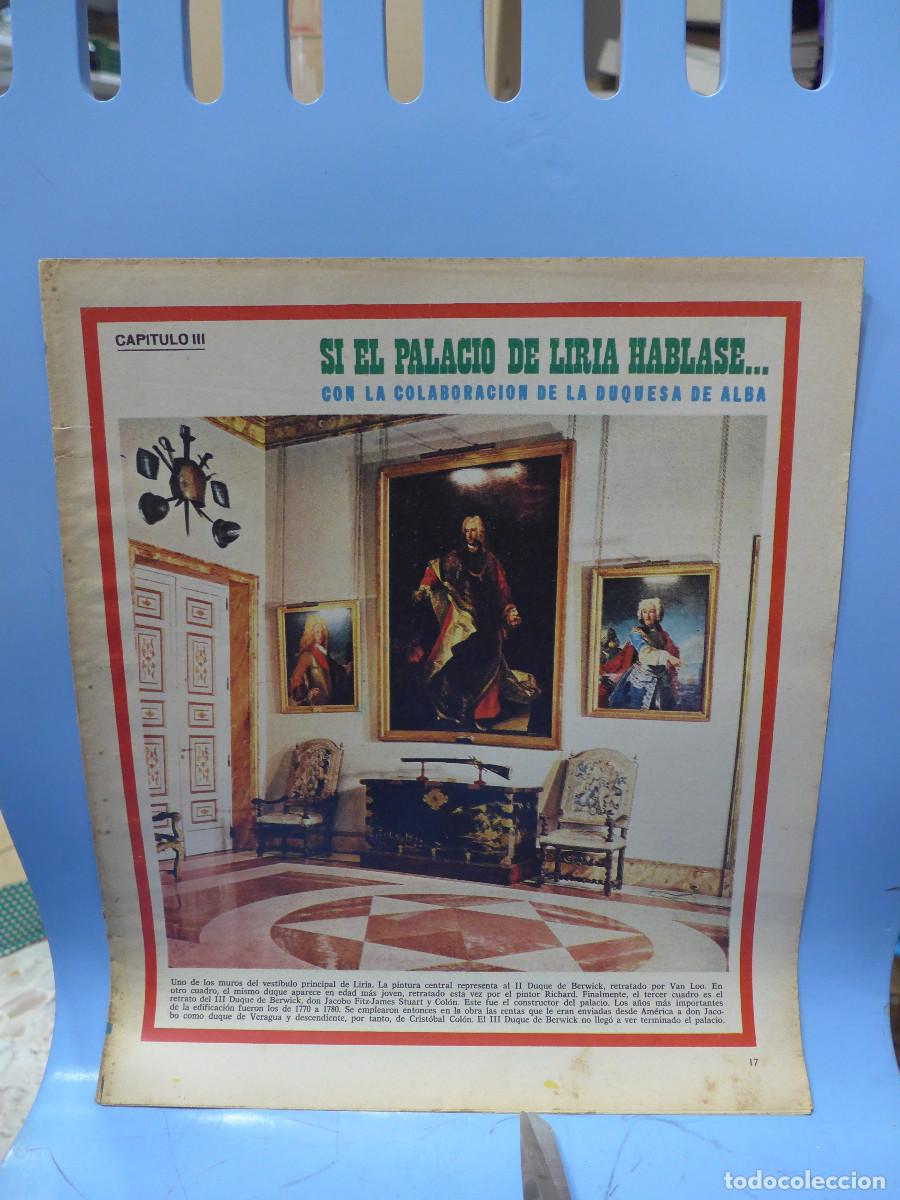 Sammeln von Zeitschriften und Zeitungen: SI EL PALACIO DE LIRIA HABLASE CON LA COLABORACION DE LA DUQUESA DE ALBA CAPITULO III