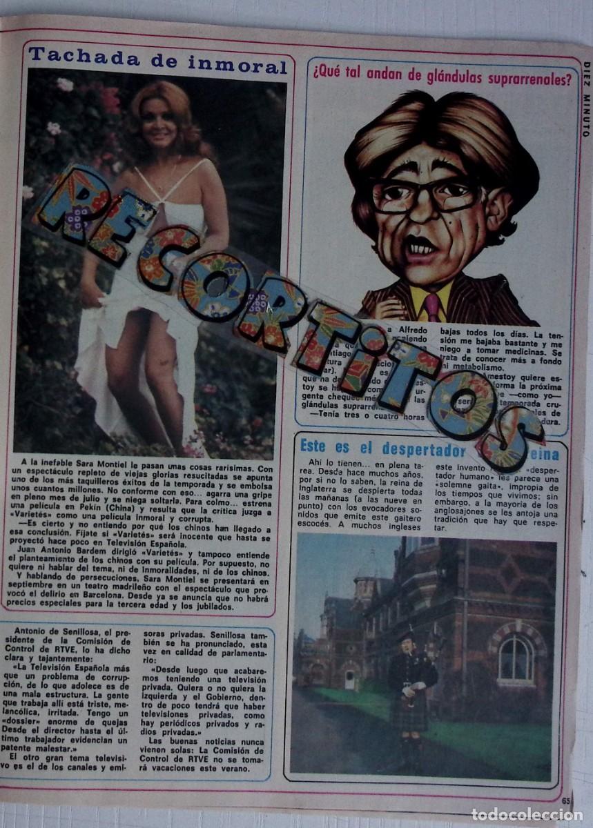 Coleccionismo de revistas y peri&oacute;dicos: sara montiel