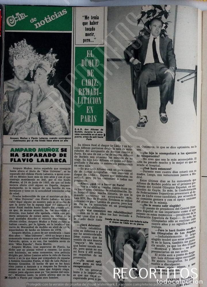 Coleccionismo de revistas y peri&oacute;dicos: don alfonso de borbon duque de cadiz amparo mu;oz miss universo