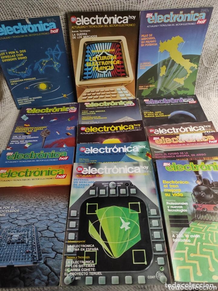 Collection Magazines and Newspapers: EH - ELECTRONICA HOY, ACTUALIDAD Y TECNOLOGIA DEL SECTOR ELECTRONICO -LOTE DE 17 EJEMPLARES A&Ntilde;OS 80
